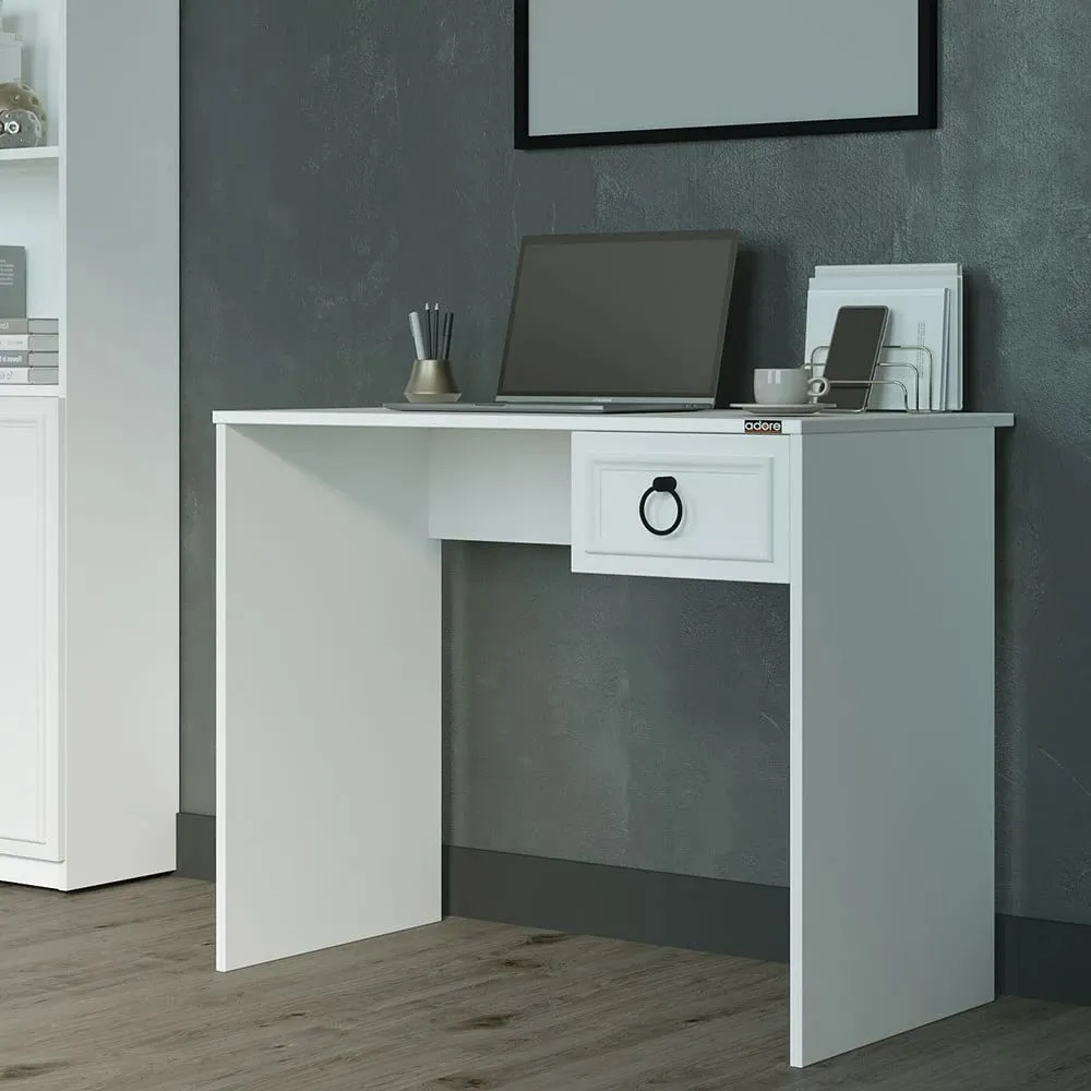 Tavolinë studimi Hanah Home, e bardhë, Cms-1301-Bb-1 - 2