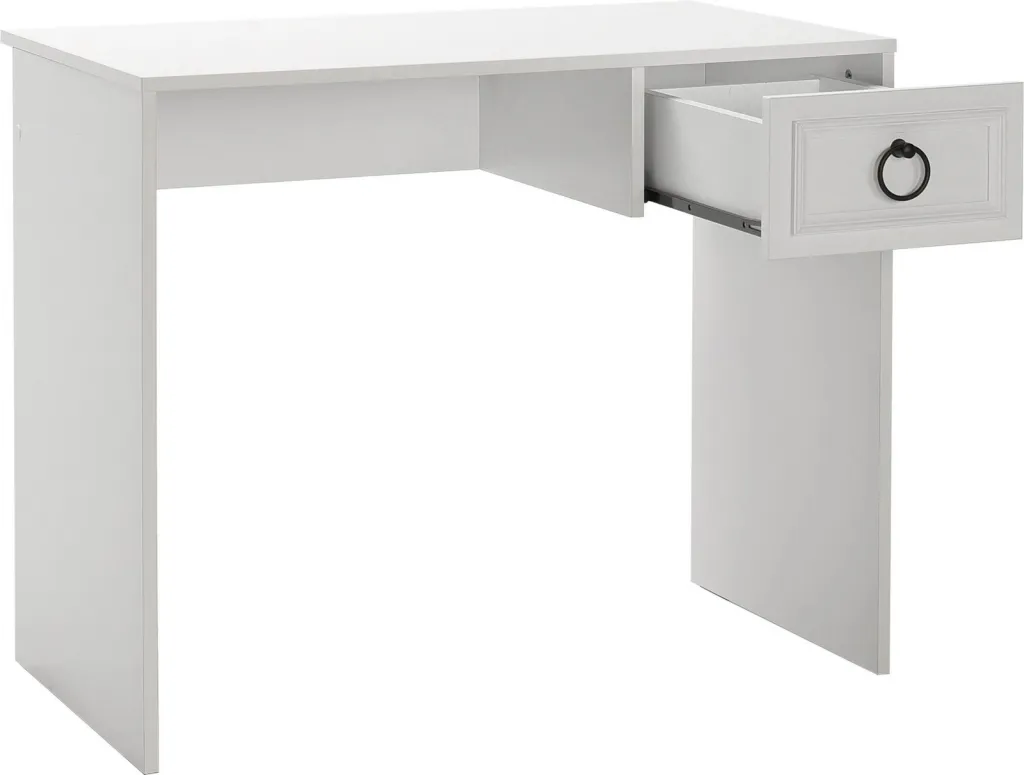 Tavolinë studimi Hanah Home, e bardhë, Cms-1301-Bb-1 - 4