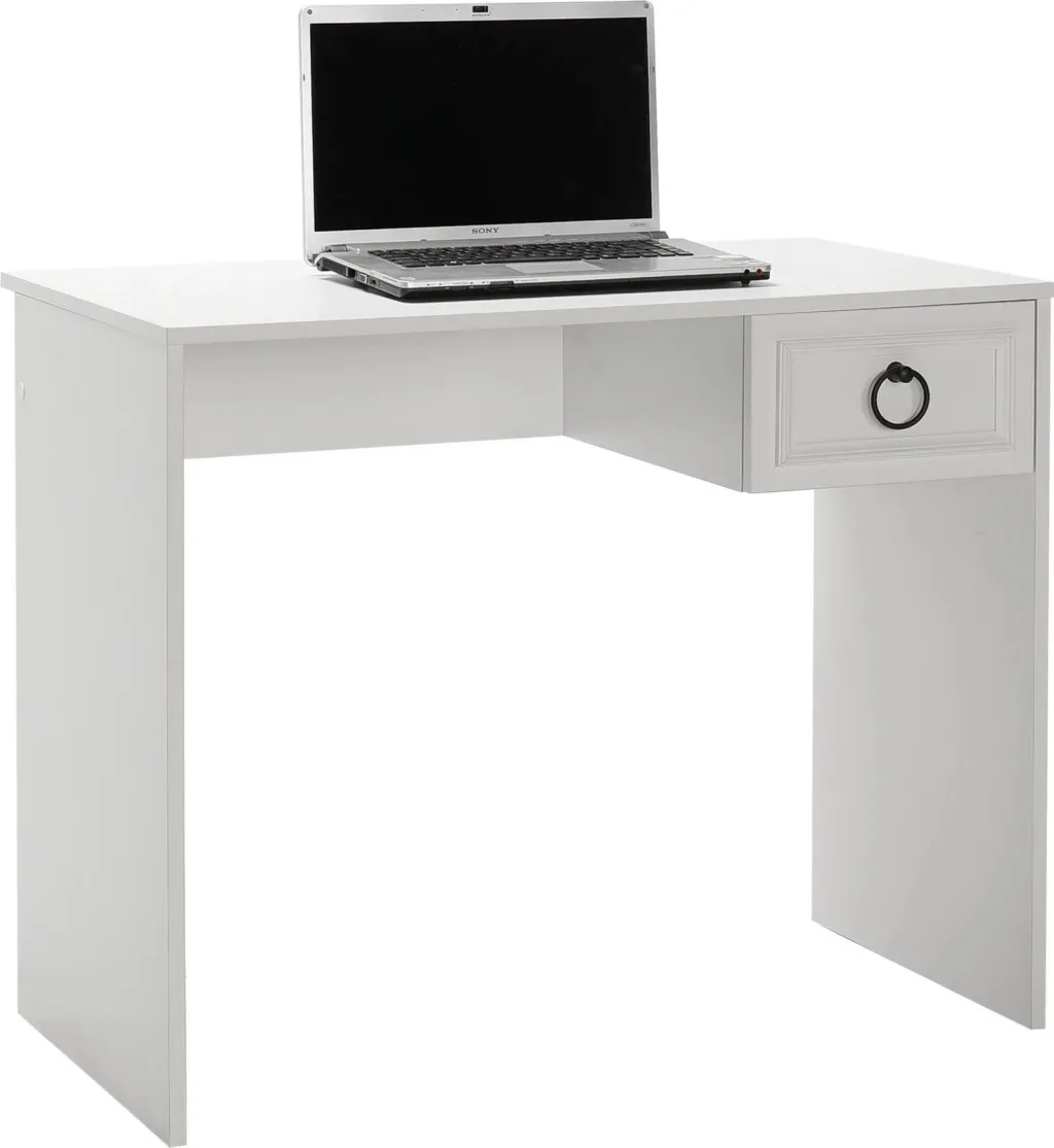 Tavolinë studimi Hanah Home, e bardhë, Cms-1301-Bb-1 - 5