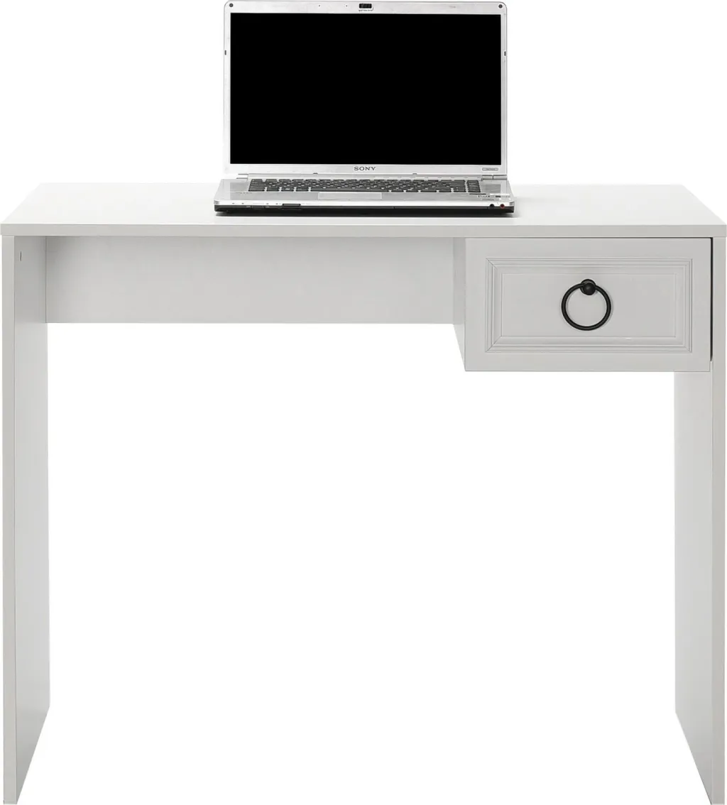 Tavolinë studimi Hanah Home, e bardhë, Cms-1301-Bb-1 - 8