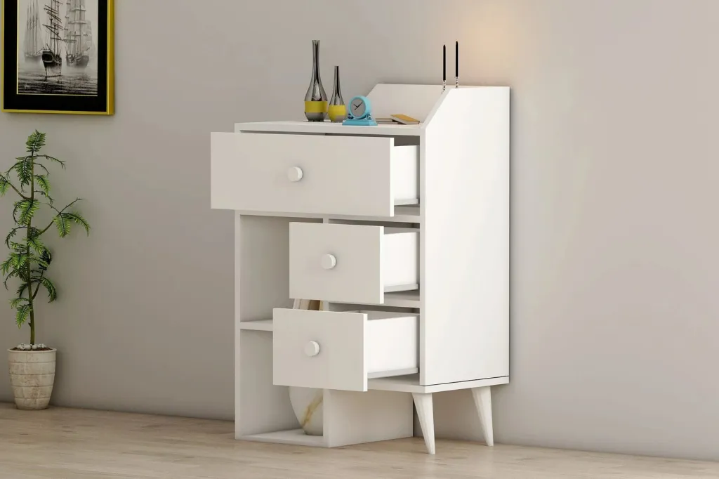 Komodë Hanah Home, Star, e bardhë - 2