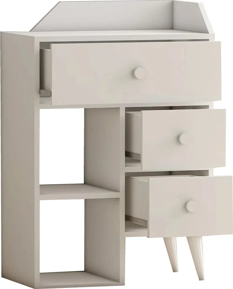 Komodë Hanah Home, Star, e bardhë - 4