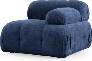 Karrige një vendëshe Atelier del Sofa, ngjyrë blu e natës, Petite 1R