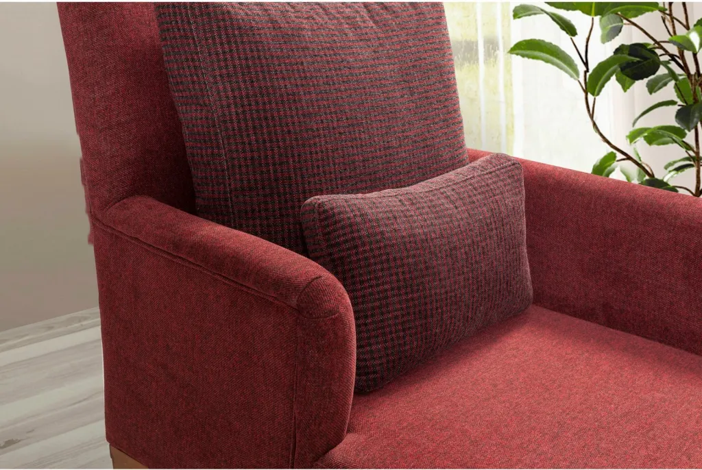 Divan Atelier del Sofa, ngjyrë e kuqe Claret - 3