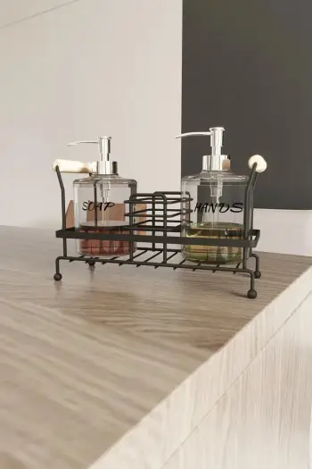 Dozator sapuni metalik Hermia, i zi, SB084-B