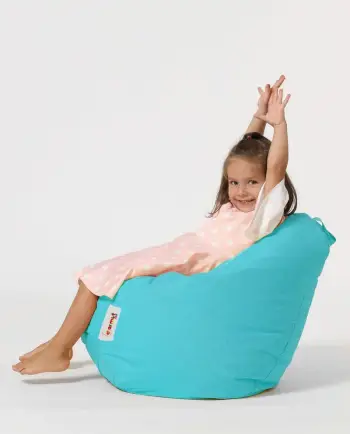 Qese ulëse për fëmijë, ngjyrë tyrkiz, Atelier del Sofa, Premium Kids