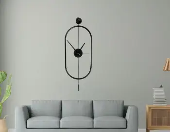 Orë muri dekorative prej metali, Wallity, Mclock-00104