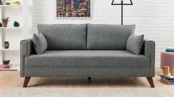 Divan dy ulëse, Atelier del Sofa, Bella, ngjyrë gri