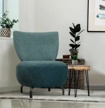 Karrige krahu Atelier del Sofa, Loly, ngjyrë tyrkiz