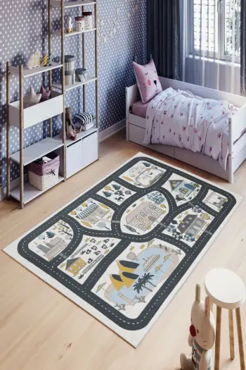 Qilim për fëmijë, shumëngjyrësh, Conceptum Hypnose W1004, 80x120cm