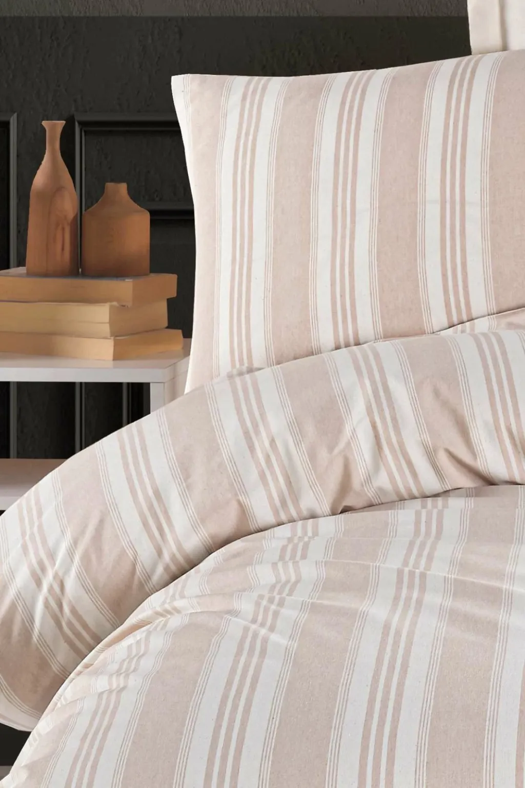 Set mbulesash për dyshek dopio, L'essentiel, Soft Line, bezhë - 5