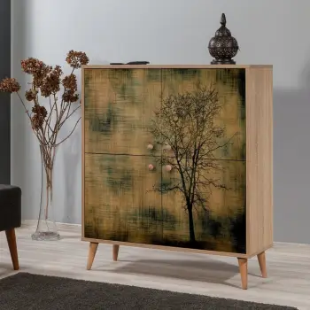 Dollap multifunksional Hanah Home, Multilux - 729, ngjyrë lisi Sonoma