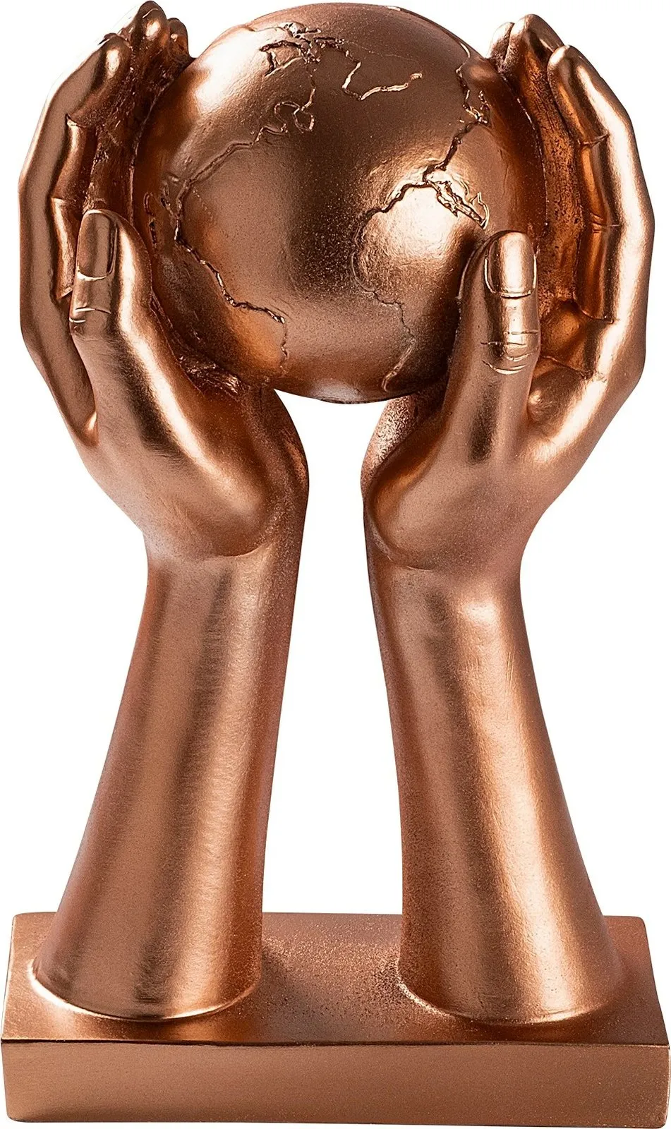 Objekt dekorativ Aberto Design, Global, bronz, 18x30x9cm - 7