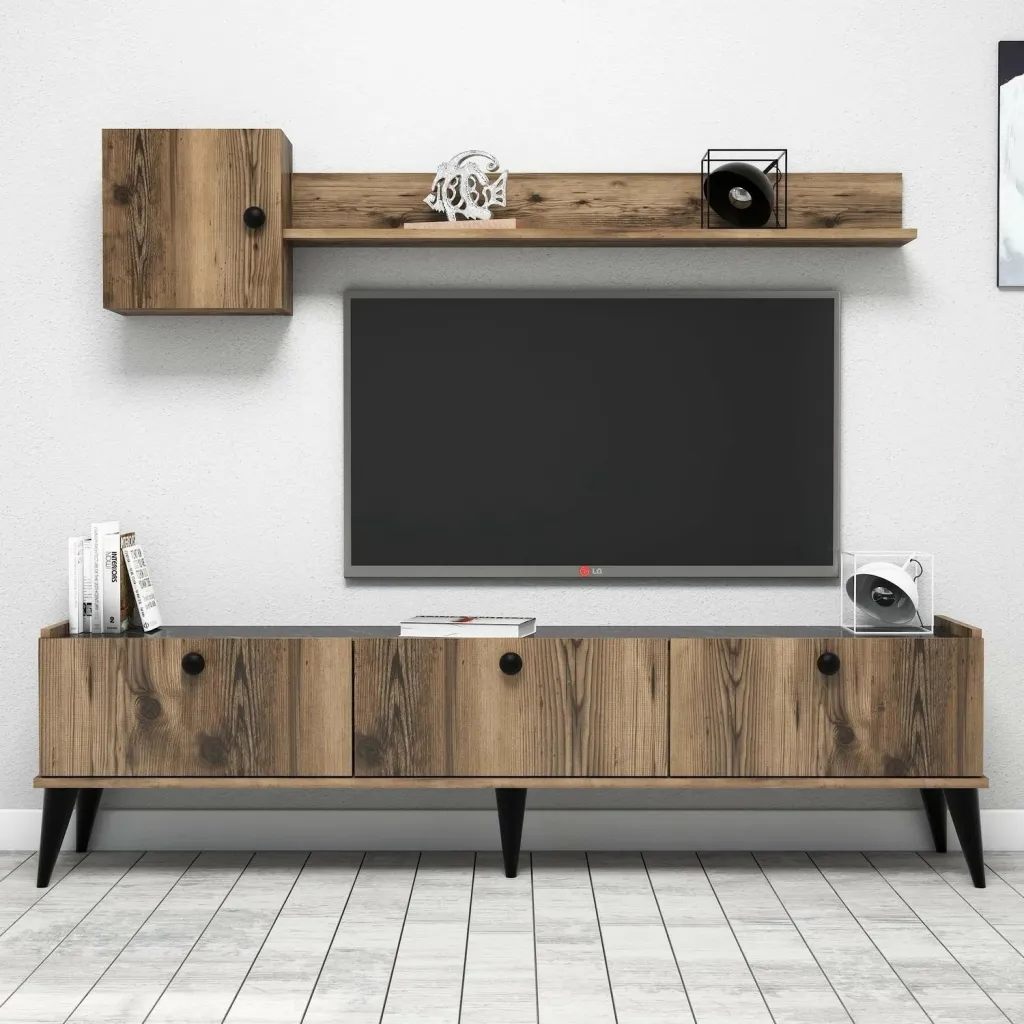Njësi TV Lidya, arrë, mermer - 2