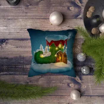 Jastëk Aberto Design, NYXMAS077, shumëngjyrësh, 43x43cm