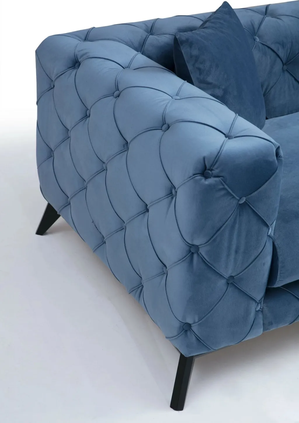 Divan dy ulëshe, ngjyrë kaltër, Como, Atelier del Sofa - 4