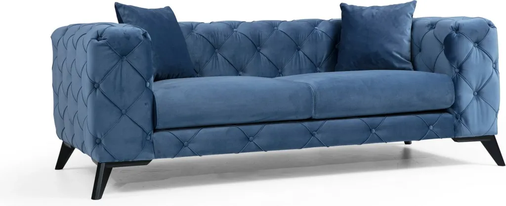 Divan dy ulëshe, ngjyrë kaltër, Como, Atelier del Sofa - 5