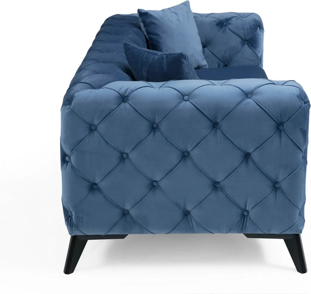 Divan dy ulëshe, ngjyrë kaltër, Como, Atelier del Sofa - 6