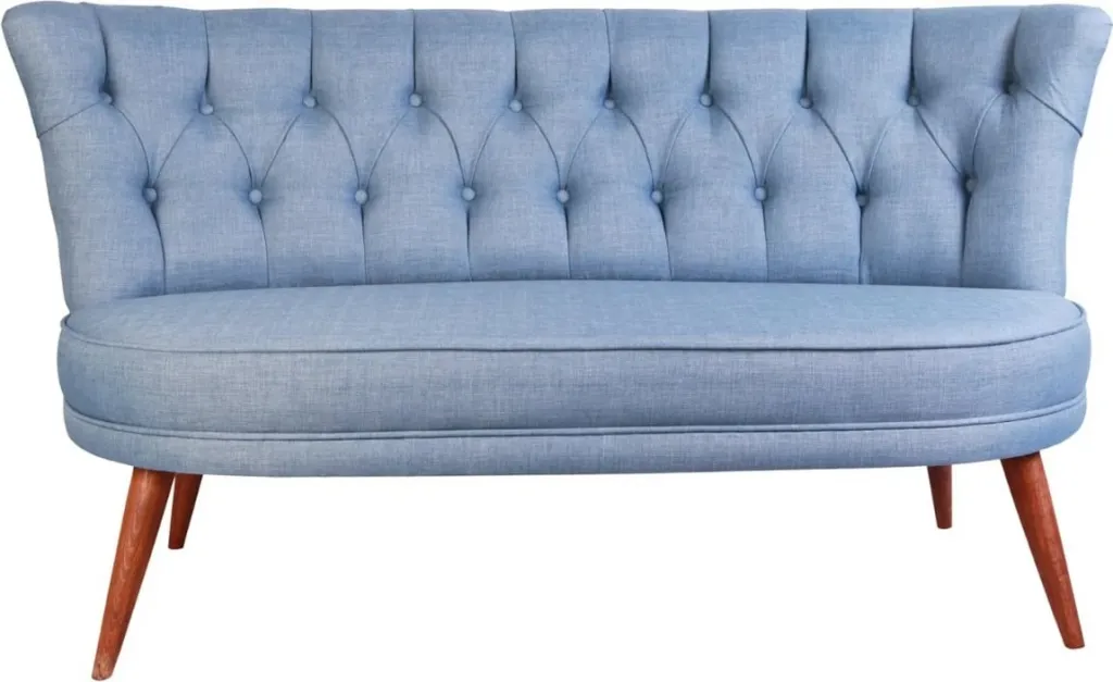 Divan dy-vendësh Atelier del Sofa, Richland Loveseat, indigo blue - 1