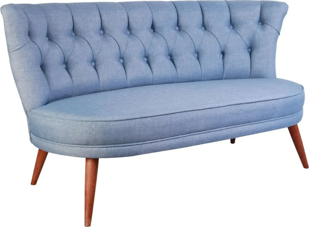 Divan dy-vendësh Atelier del Sofa, Richland Loveseat, indigo blue - 2
