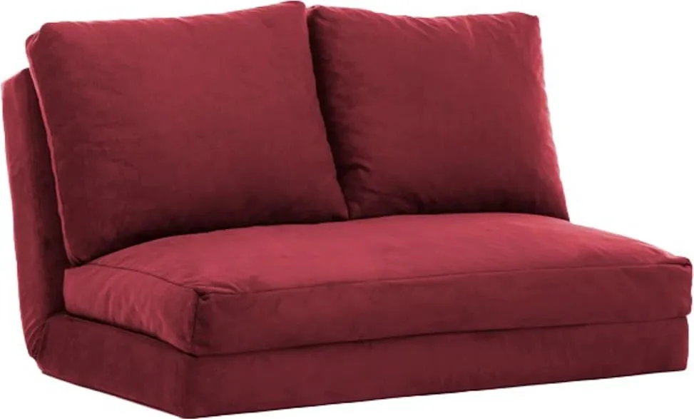 Divan-krevat 2 vende, Atelier del Sofa, Taida, ngjyrë e kuqe e errët - 2