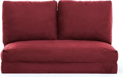 Divan-krevat 2 vende, Atelier del Sofa, Taida, ngjyrë e kuqe e errët - 3