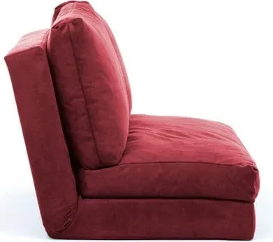 Divan-krevat 2 vende, Atelier del Sofa, Taida, ngjyrë e kuqe e errët - 4