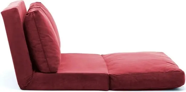 Divan-krevat 2 vende, Atelier del Sofa, Taida, ngjyrë e kuqe e errët - 5