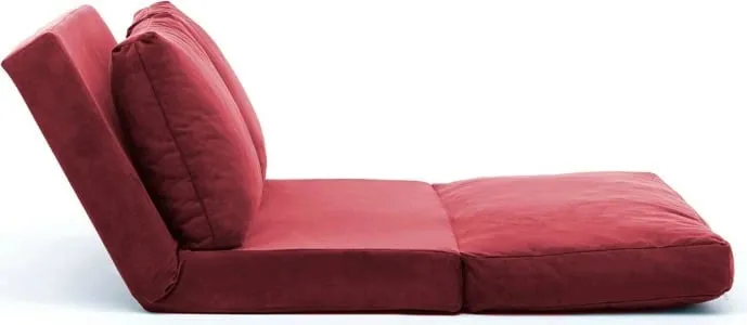 Divan-krevat 2 vende, Atelier del Sofa, Taida, ngjyrë e kuqe e errët - 6