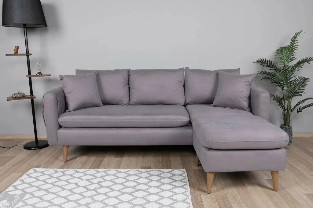 Këndoll sofaje Atelier del Sofa, Sofia kënd i djathtë, ngjyrë gri - 2