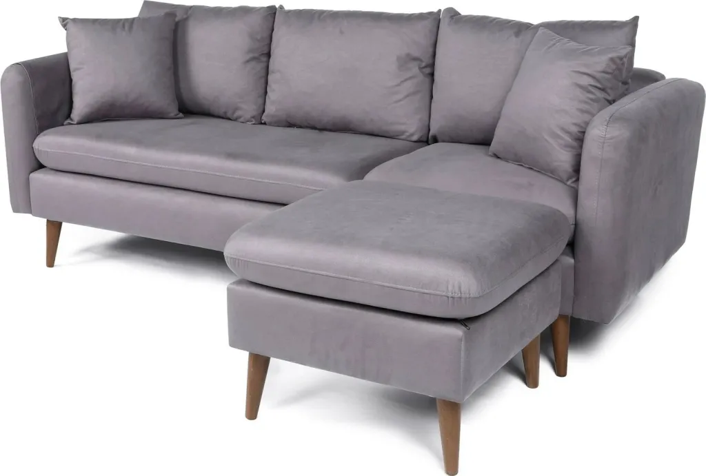 Këndoll sofaje Atelier del Sofa, Sofia kënd i djathtë, ngjyrë gri - 3