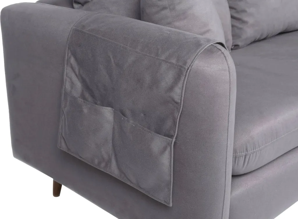 Këndoll sofaje Atelier del Sofa, Sofia kënd i djathtë, ngjyrë gri - 7