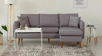 Këndoll sofaje Atelier del Sofa, Sofia kënd i djathtë, ngjyrë gri