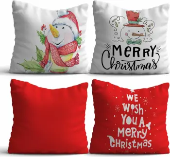 Set jastëkësh dekorativ (4 copë), Aberto Design, NYXMAS17