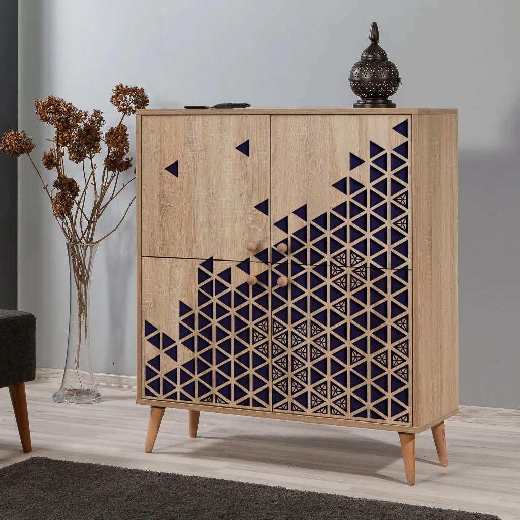 Dollap multifunksional Hanah Home, Multilux-123, ngjyrë lisi Sonoma - 1
