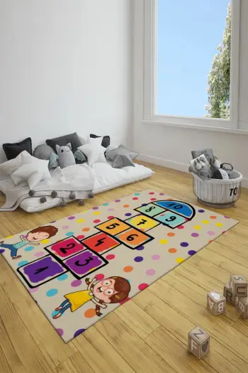 Qilim multikolor për fëmijë, 80x300cm, Conceptum Hypnose CT-3123