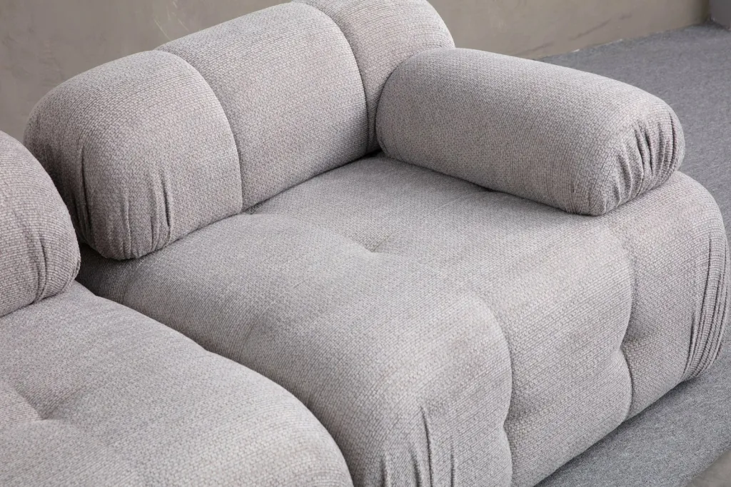 Kënd-sofë Atelier del Sofa, Petite 3, ngjyrë gri e çelët - 2