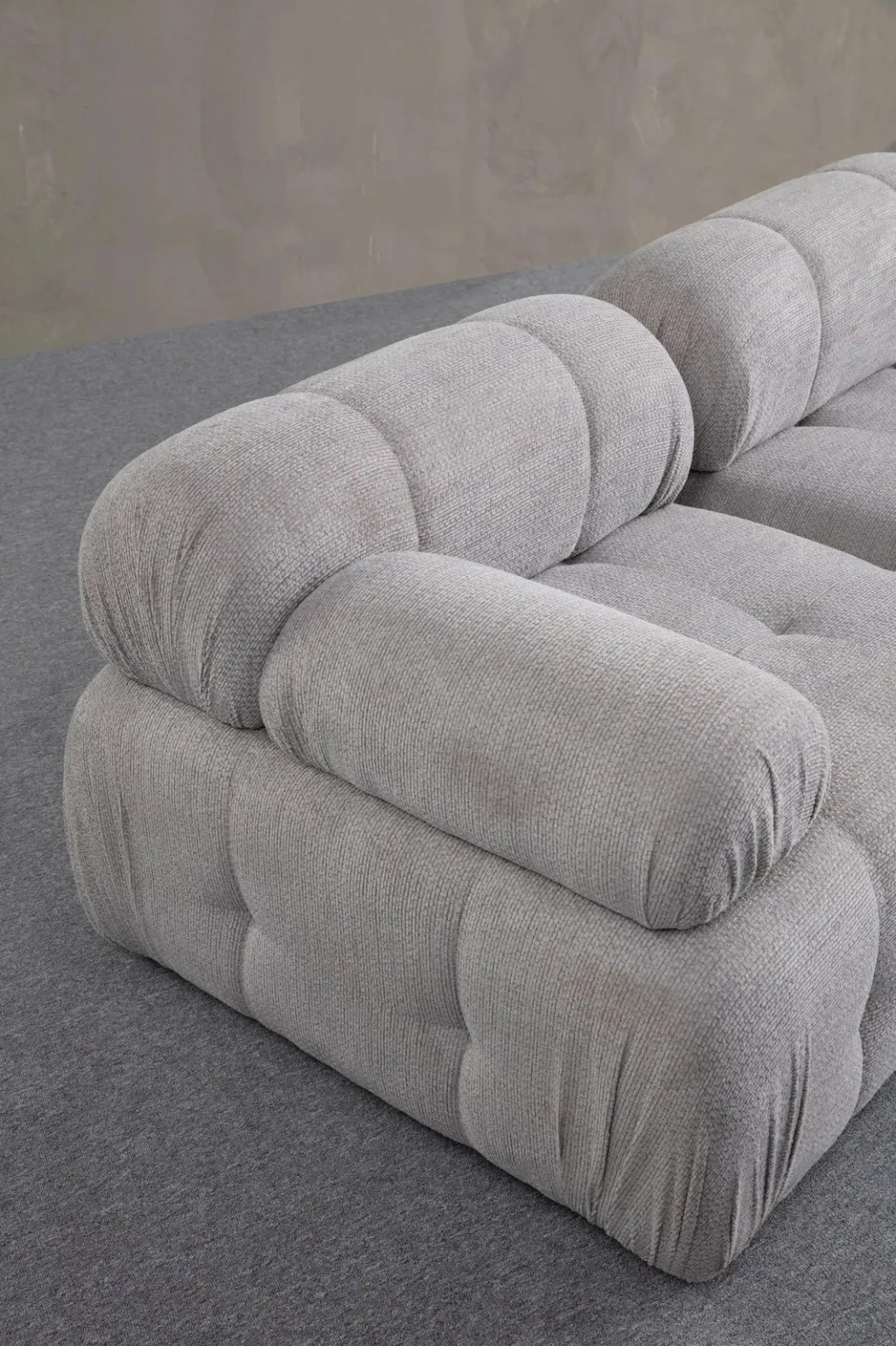 Kënd-sofë Atelier del Sofa, Petite 3, ngjyrë gri e çelët - 3