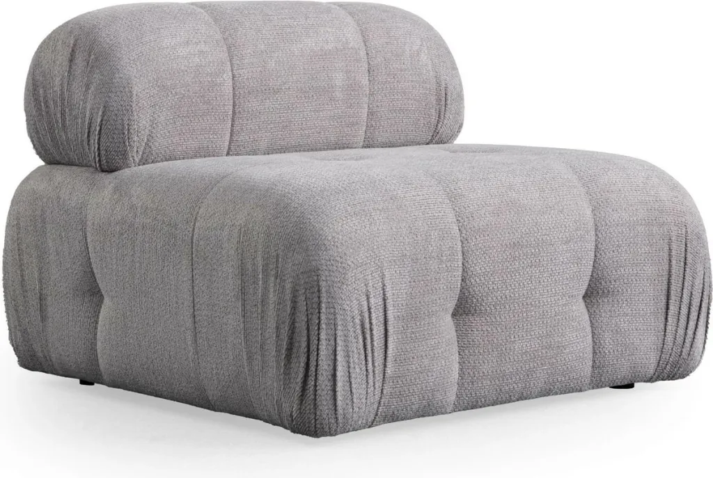 Kënd-sofë Atelier del Sofa, Petite 3, ngjyrë gri e çelët - 8
