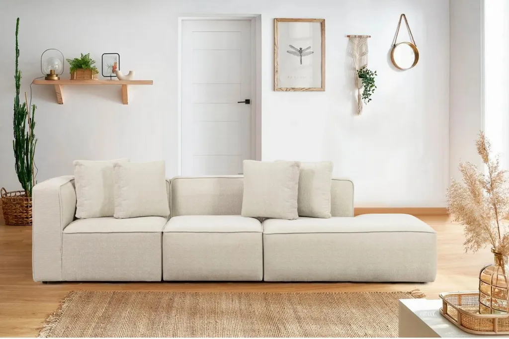 Këndollëse Atelier del Sofa, More M (M2-M1-M3), ngjyrë krem - 1