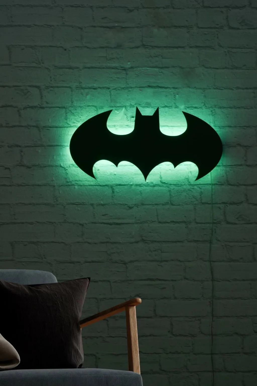 Dritë dekorative LED, Batman, ngjyrë e gjelbër - 4