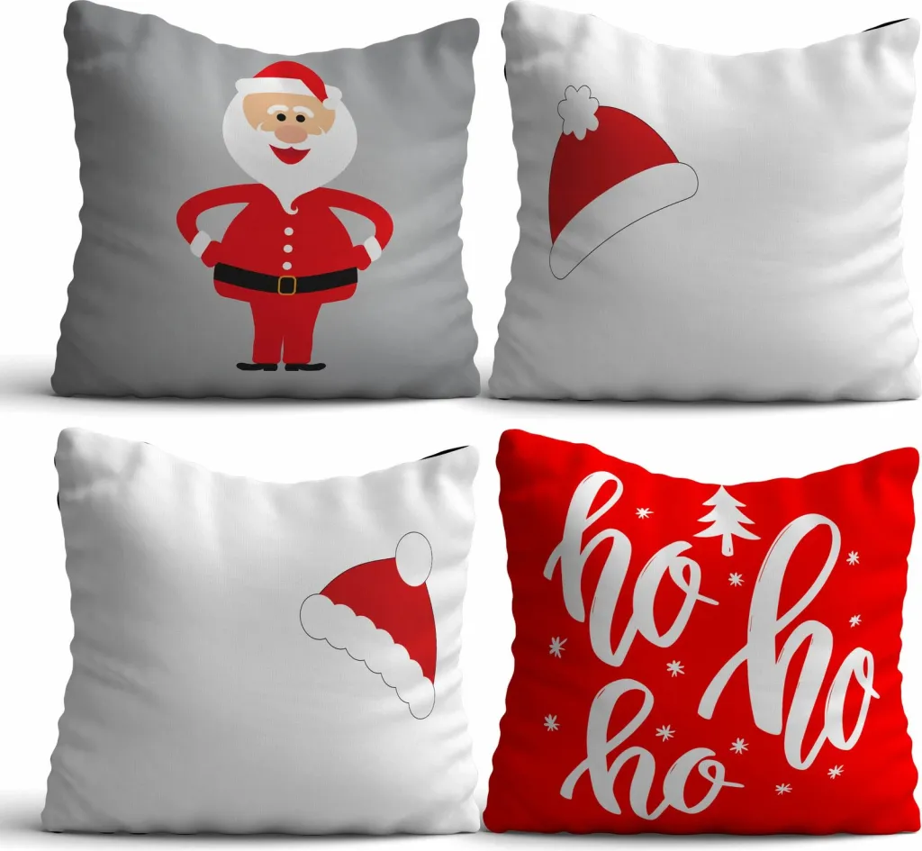 Set jastëkësh dekorativ (4 copë), Aberto Design, NYXMAS10 - 1