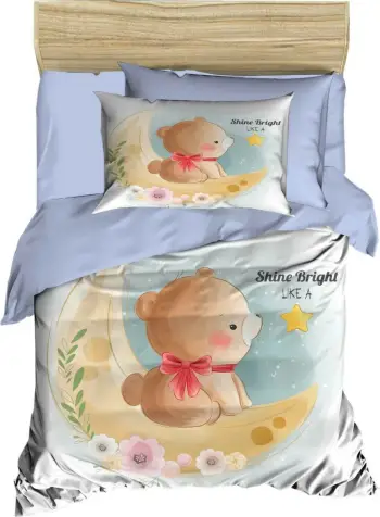 Set mbulesë për krevat fëmijësh, L'essentiel, PH179, ngjyrë lejla, e verdhë, kafe (4 pjesë)