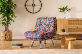 Krevat-karrige një vendës, Atelier del Sofa, Misa Small Solo, patchwork