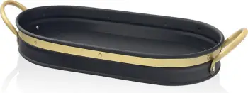 Tabaka Hermia, e zezë dhe ari, GLN0082, 33x65x2cm