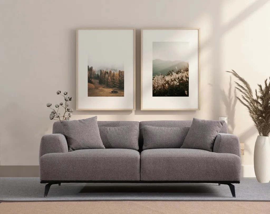 Divan dy vendësh Atelier del Sofa, Jaguar 2, kafe-gri - 1
