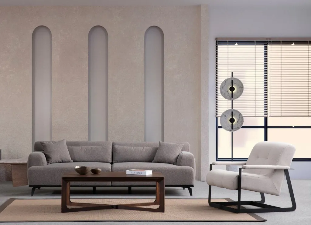 Divan dy vendësh Atelier del Sofa, Jaguar 2, kafe-gri - 2