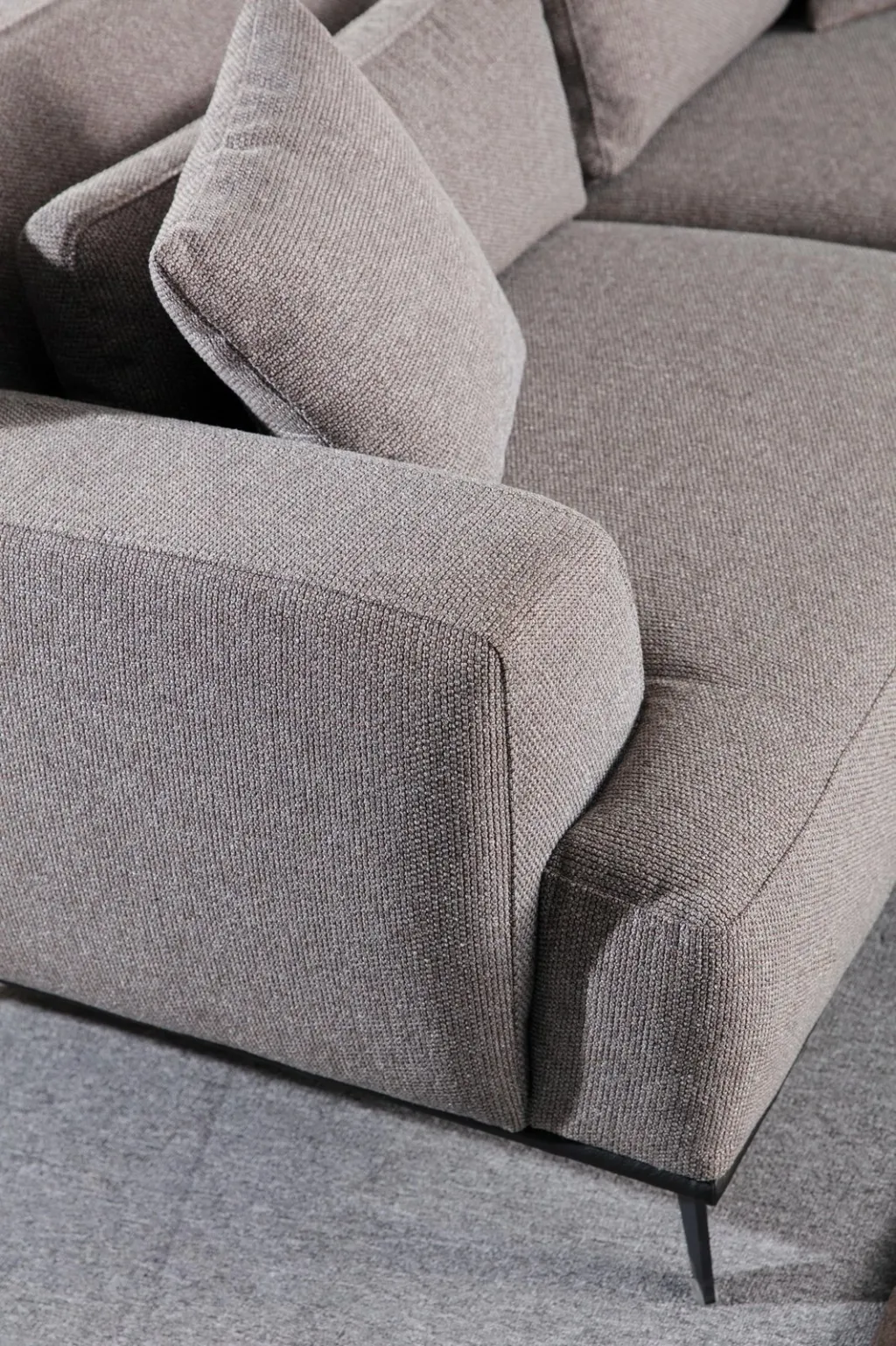 Divan dy vendësh Atelier del Sofa, Jaguar 2, kafe-gri - 5
