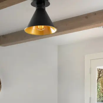 Llambë tavani Opviq, Berceste - N-676, metal i zi