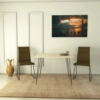 Tavolinë Hanah Home, ngjyrë lisi, Sandalf